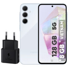 گوشی موبایل سامسونگ مدل Galaxy A35 دو سیم کارت ظرفیت 128 گیگابایت رم 8 گیگابایت به همراه شارژر 25وات سامسونگ – ویتنام