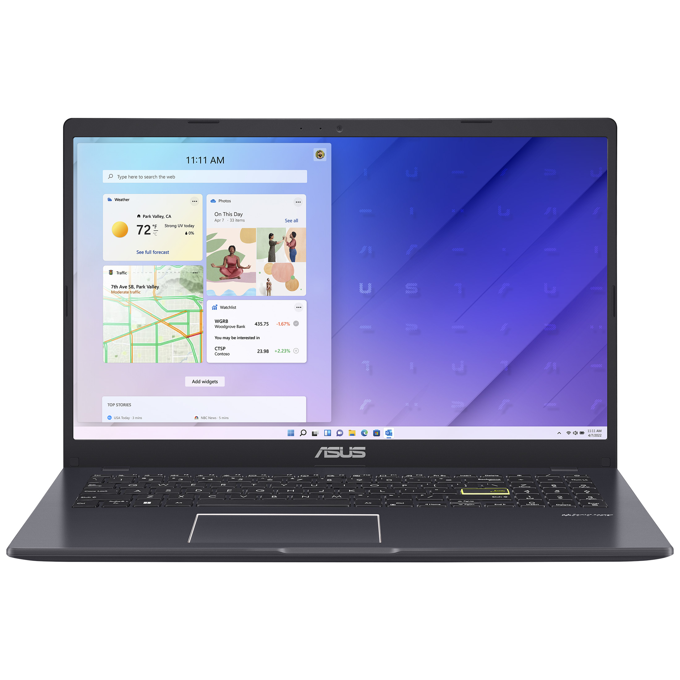 لپ تاپ 15.6 اینچی ایسوس مدل Vivobook E510MA-BR1489-Celeron N4020-8GB DDR4-512GB SSD-TN – کاستوم شده