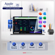 لپ تاپ 15.3 اینچی اپل مدل MacBook Air MC9E4 2024 LLA-M3-16GB RAM-256GB SSD