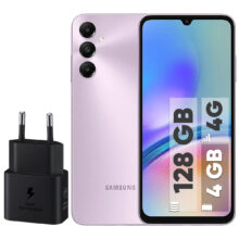 گوشی موبایل سامسونگ مدل Galaxy A05s دو سیم کارت ظرفیت 128 گیگابایت و رم 4 گیگابایت – به همراه شارژر 25 وات سامسونگ