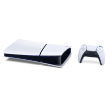 کنسول بازی سونی مدل PlayStation 5 Slim Digital Edition ظرفیت 1 ترابایت ریجن 2016B اروپا به همراه دسته اضافی و پایه شارژر