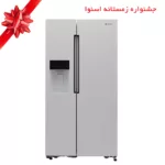 یخچال و فریزر ساید بای ساید 28 فوت اسنوا مدل S1Di-S100-W
