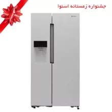 یخچال و فریزر ساید بای ساید 28 فوت اسنوا مدل S1Di-S100-W