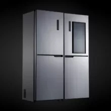 یخچال فریزر دوقلو 40 فوت استیلون مدل STORM PLUS، دارای اخطار باز ماندن درب و یخساز دستی، ارتفاع 200، پهنای 65 و عمق 65 سانتی‌ متر، میزان مصرف انرژی C، دارای 8 طبقه در یخچال و 8 طبقه در فریزر
