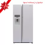 یخچال و فریزر ساید بای ساید 32 فوت اسنوا مدل S1Di-M200-W