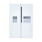 یخچال فریزر دوقلو 17 فوت هیمالیا مدل آلفا NF280a-NR440a، دارای نمایشگر و بدون برفک، با ارتفاع 192، پهنای 130 و عمق 70 سانتی متر، میزان مصرف انرژی B، دارای 5 طبقه در یخچال و 8 کشو در فریزر