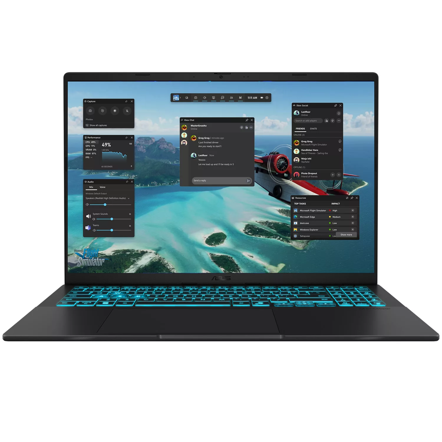 لپ تاپ 16 اینچی ایسوس مدل V16 FX3607VU-RP211WS-Core 5 210H-48GB DDR5-2TB SSD-RTX4050-FHD – کاستوم شده