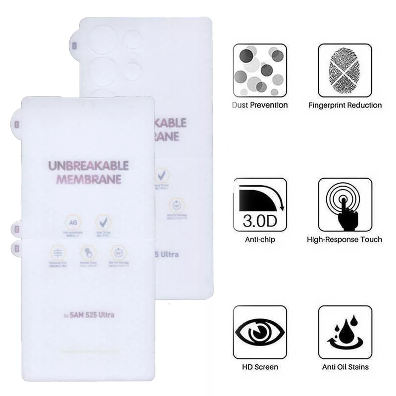 محافظ صفحه نمایش مات بوف مدل Hydrogel-Matte مناسب برای گوشی موبایل سامسونگ Galaxy S25 Ultra به همراه محافظ پشت گوشی