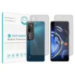 محافظ صفحه نمایش مات راک اسپیس مدل HyMTT  مناسب برای گوشی موبایل شیائومی Redmi 11SE به همراه محافظ پشت