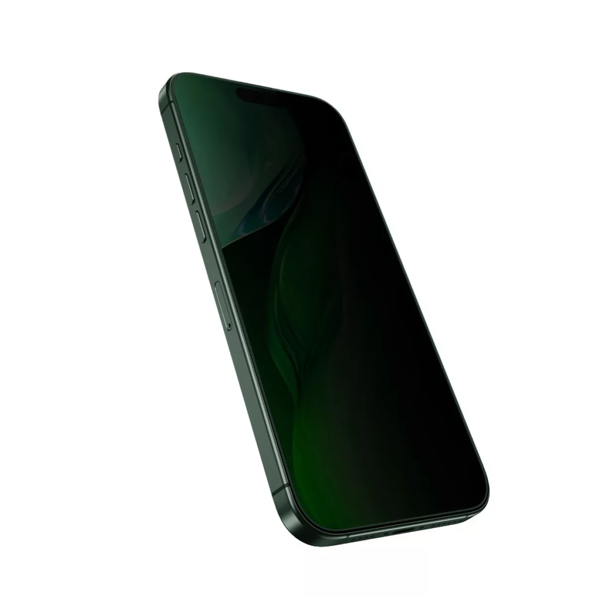 محافظ حریم شخصی صفحه نمایش گرین لاین مدل 3D Silicone Plus Privacy مناسب برای گوشی موبایل اپل iPhone 16 Pro Max