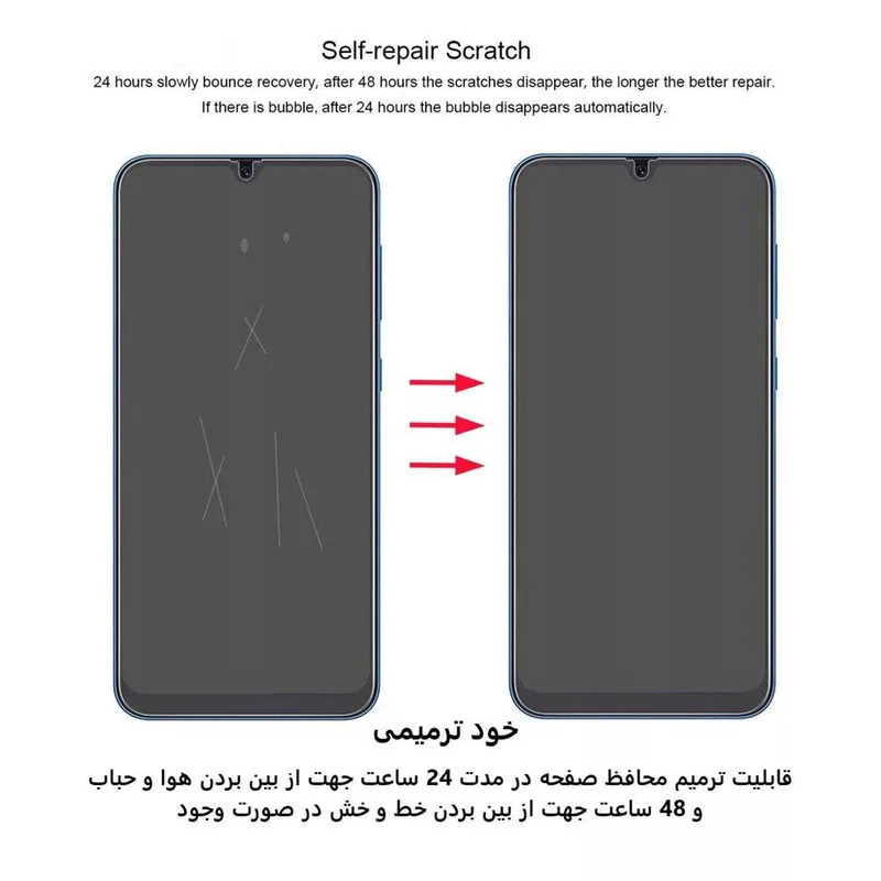 محافظ صفحه نمایش مات بوف مدل Hydrogel-G مناسب برای گوشی موبایل گوگل Pixel 9 pro XL