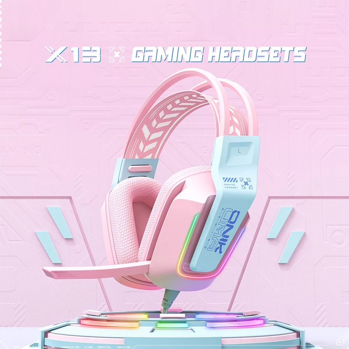 هدست گیمینگ اونیکوما مدل X13 RGB