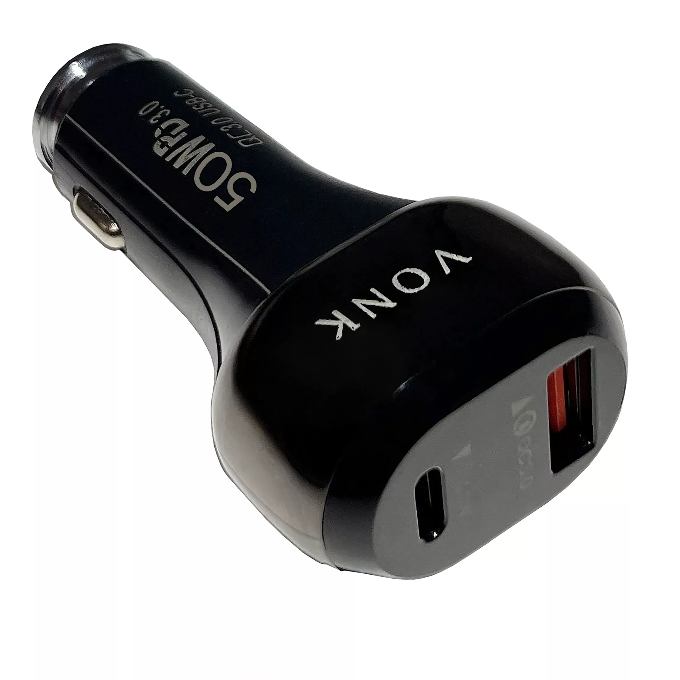 شارژر فندکی 50 وات وونک مدل VC50 به همراه کابل USB-C