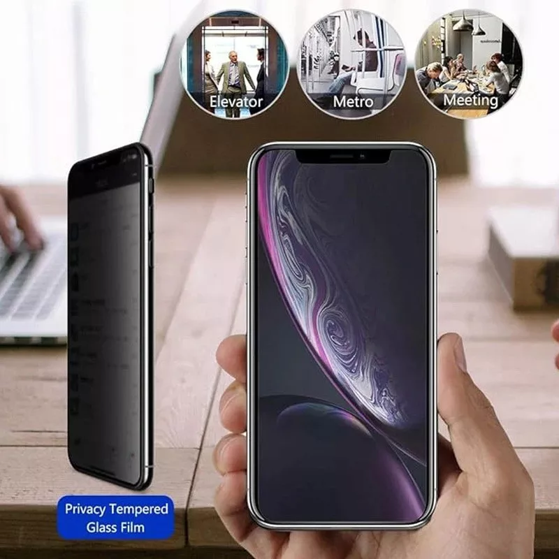 محافظ صفحه نمایش حریم شخصی بوف مدل Privacy Pro Plus مناسب برای گوشی موبایل اپل iPhone 16 / iPhone 15