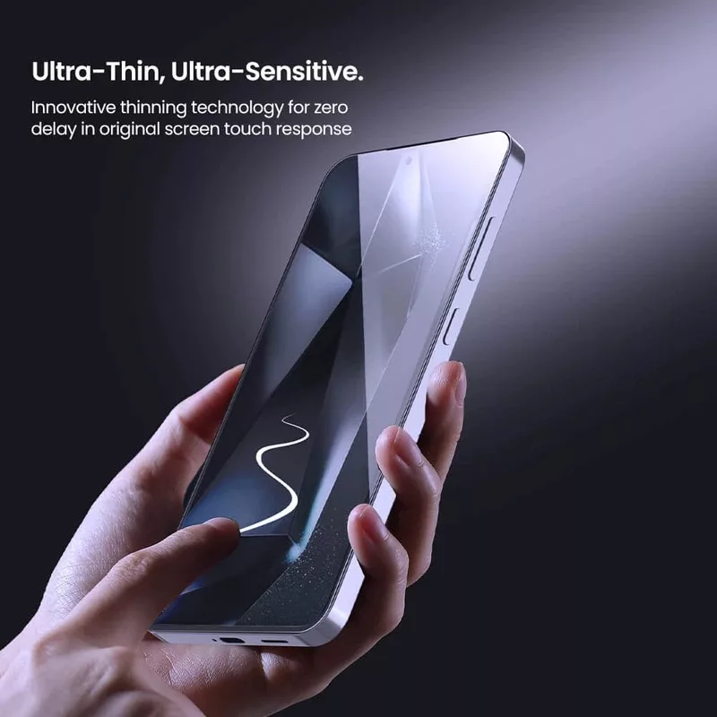 محافظ صفحه نمایش حریم شخصی نیلکین مدل Guardian Full privacy مناسب برای گوشی موبایل سامسونگ Galaxy S25 Edge /S25 Plus   به همراه کیت نصب