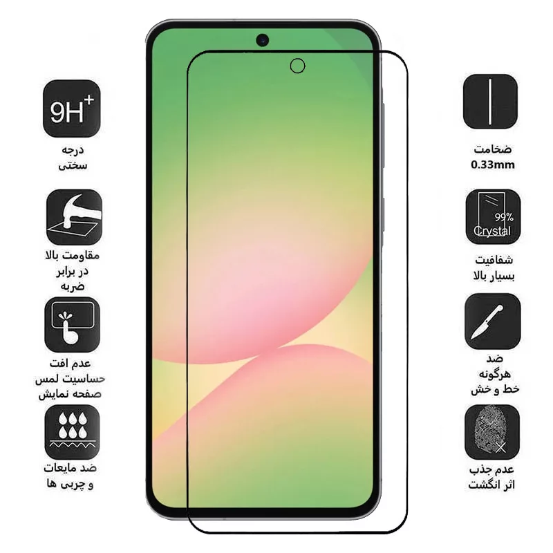 محافظ صفحه نمایش بوف مدل 5D-G مناسب برای گوشی موبایل ناتینگ فون 3A / 3A Pro