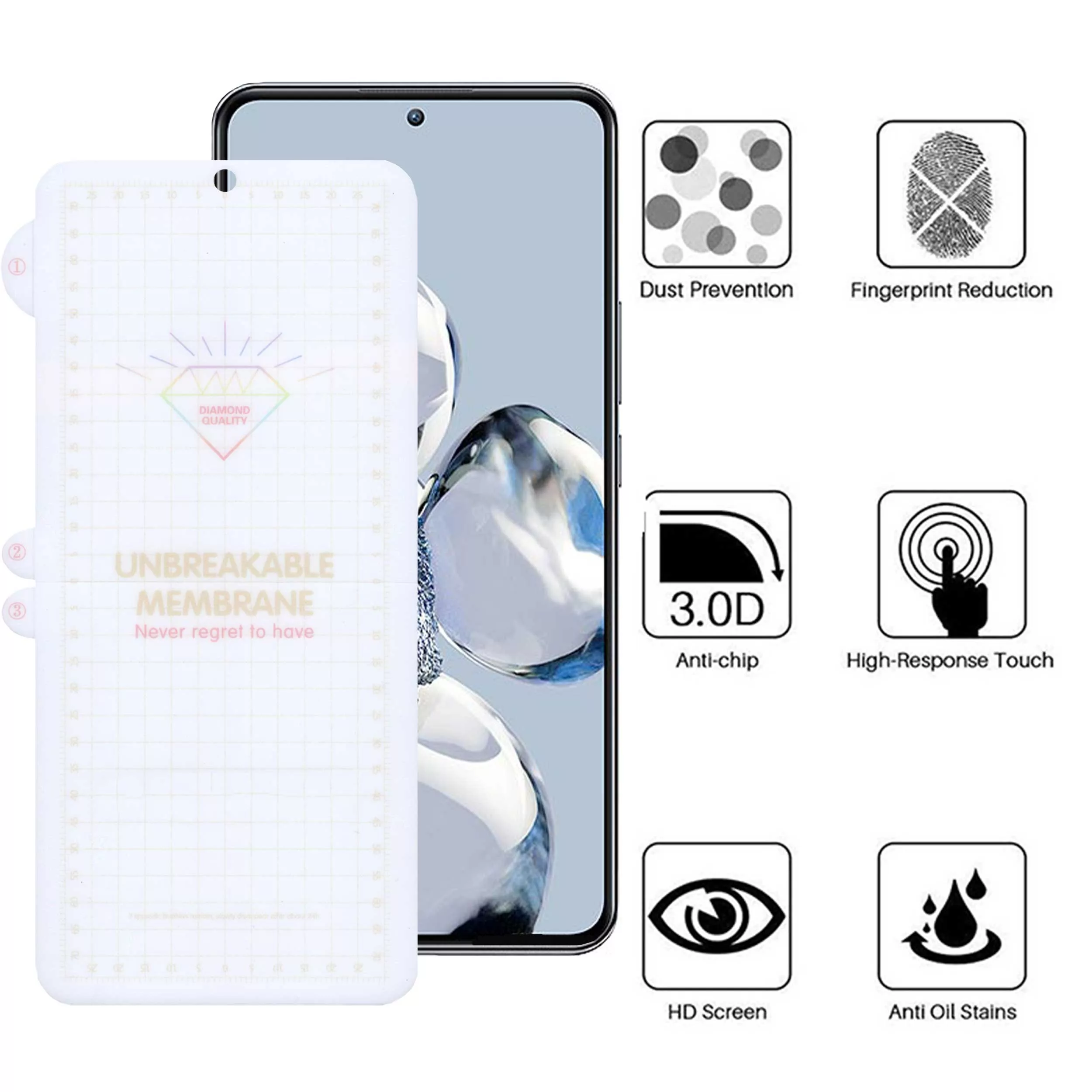 محافظ صفحه نمایش بوف مدل Hydrogel-G مناسب برای گوشی موبایل شیائومی 12T Pro / 12T / Mi 11T Pro / Mi 11T