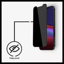 محافظ صفحه نمایش حریم شخصی راک اسپیس مدل 180F-01Y مناسب برای گوشی موبایل اپل iPhone 12 Pro