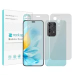 محافظ صفحه نمایش شفاف راک اسپیس مدل Resistant مناسب برای گوشی موبایل آنر 200 Lite به همراه محافظ پشت گوشی