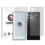 محافظ صفحه نمایش شفاف یونی پرو مدل Explosion Proof مناسب برای گوشی موبایل زد تی ای nubia RedMagic 10 Pro به همراه محافظ پشت گوشی
