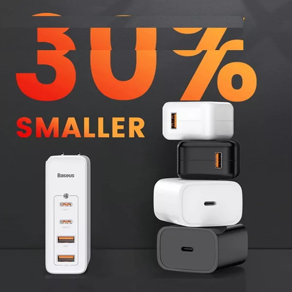 شارژر دیواری باسئوس مدل CCGAN2P-K01 به همراه کابل USB-C