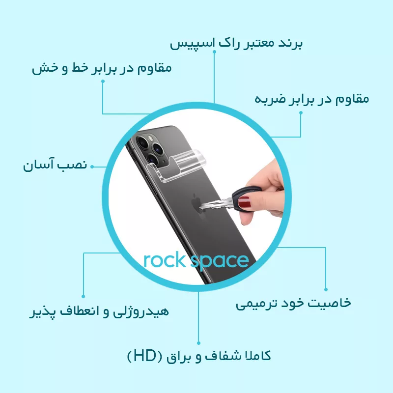 محافظ پشت گوشی شفاف راک اسپیس مدل HyGEL مناسب برای گوشی موبایل گوگل Pixel