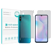 محافظ صفحه نمایش مات راک اسپیس مدل HyMTT مناسب برای گوشی موبایل  شیائومی Redmi 9i   به همراه محافظ پشت