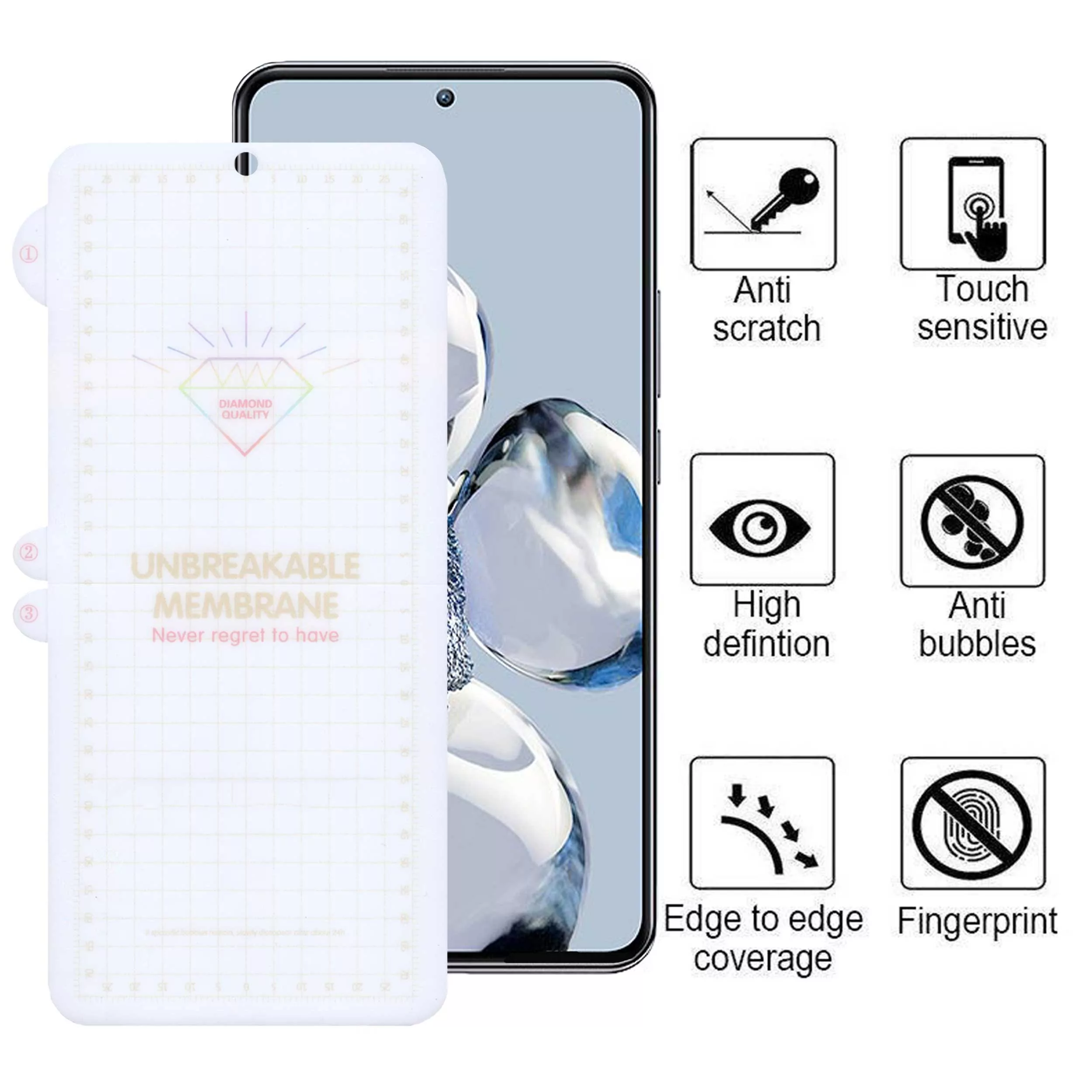 محافظ صفحه نمایش بوف مدل Hydrogel-G مناسب برای گوشی موبایل شیائومی 12T Pro / 12T / Mi 11T Pro / Mi 11T