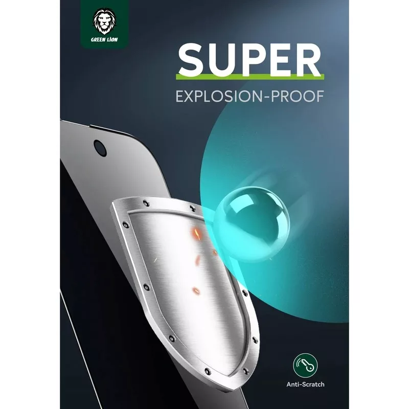 محافظ صفحه نمایش حریم شخصی گرین لاین مدل 9H Steve privacy مناسب برای گوشی موبایل اپل iphone 16 pro max