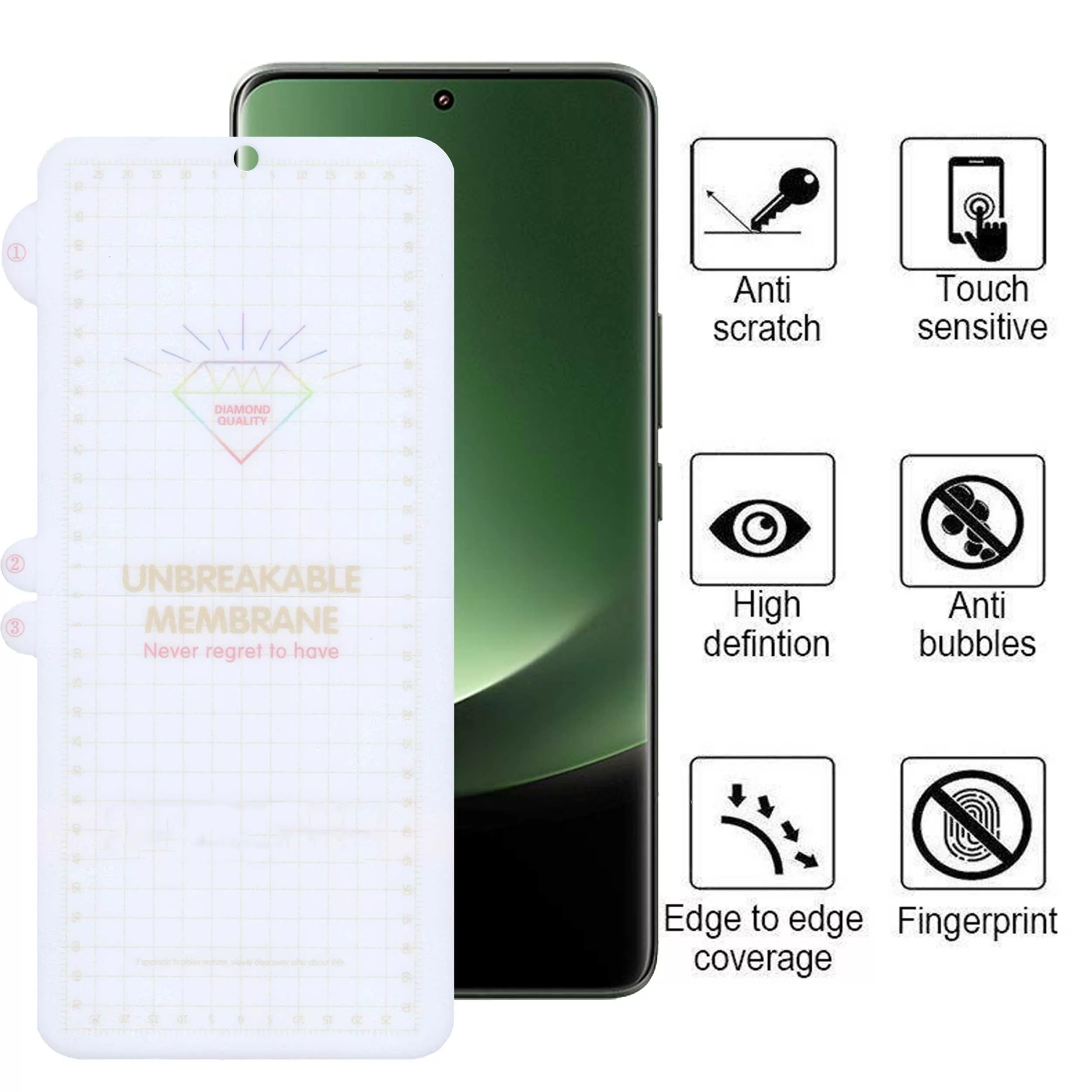 محافظ صفحه نمایش بوف مدل Hydrogel-G مناسب برای گوشی موبایل شیائومی 13 Pro /12 Pro/Mi 13 Ultra/13 Ultra/Mi 12s Ultra