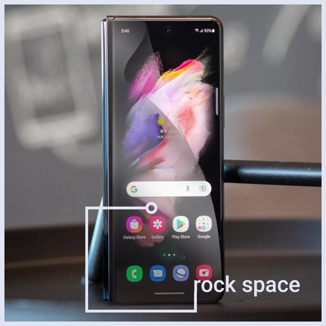 محافظ صفحه نمایش حریم شخصی راک اسپیس مدل 180F-01Y مناسب برای گوشی موبایل سامسونگ Galaxy Z Fold3 5G