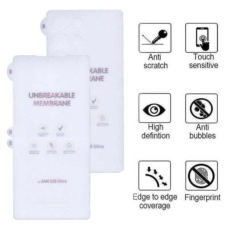 محافظ صفحه نمایش مات بوف مدل Hydrogel-Matte مناسب برای گوشی موبایل سامسونگ Galaxy S25 Ultra به همراه محافظ پشت گوشی
