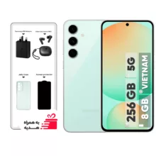 گوشی موبایل سامسونگ مدل S24 FE دو سیم کارت ظرفیت 256 گیگابایت و رم 8 گیگابایت - ویتنام - به همراه هدیه شارژر 45 واتی سامسونگ همراه با کابل تبدیل 1.8 متری USB-C، هدفون بلوتوثی انکر مدل Soundcore R50i، محافظ صفحه نمایش و قاب ژله‌ای