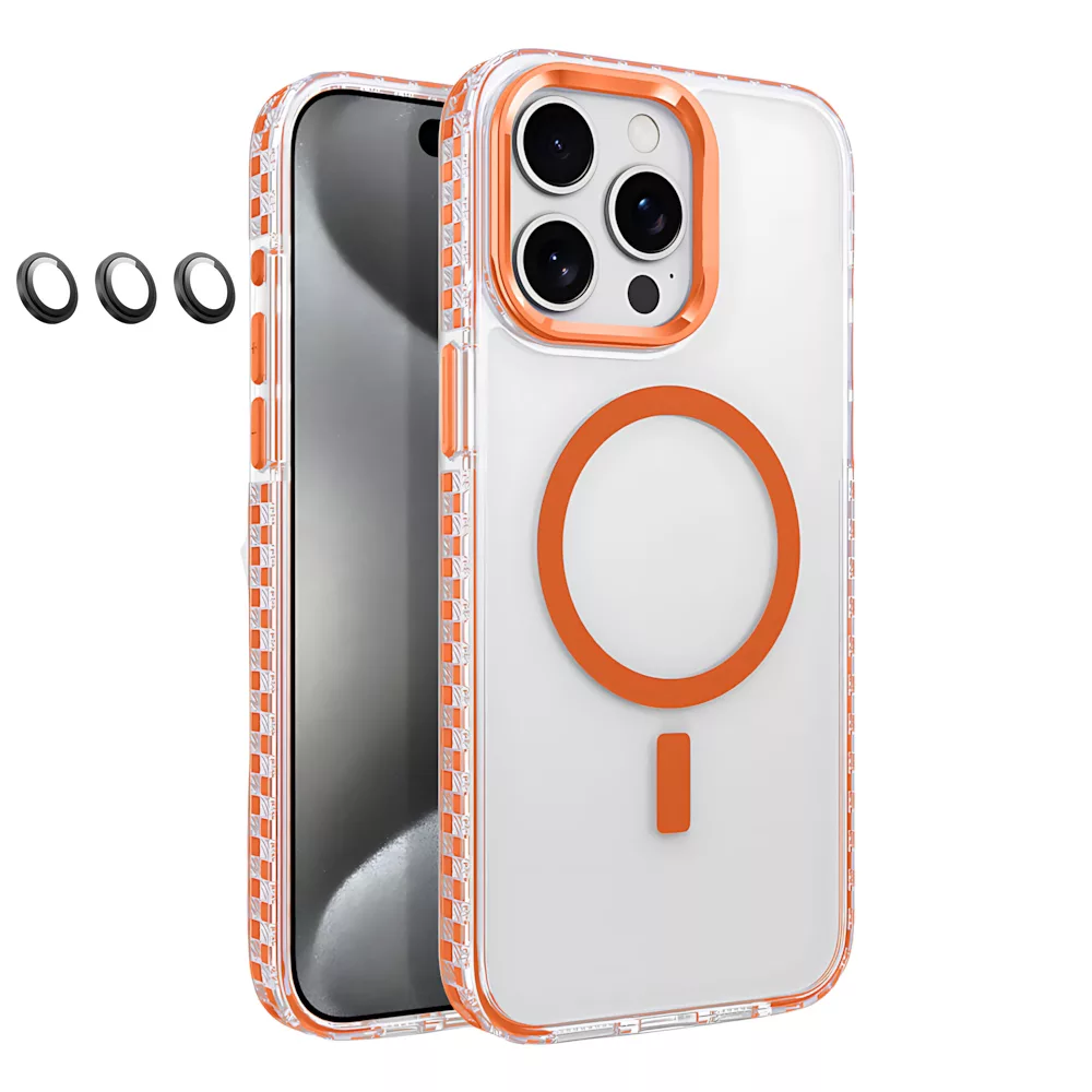 کاور مدل Monarch مناسب برای گوشی موبایل اپل iPhone 16 Pro Max به همراه محافظ لنز