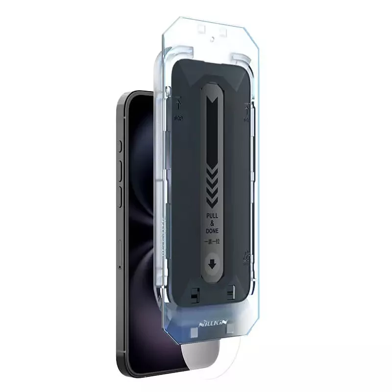 محافظ صفحه نمایش حریم شخصی نیلکین مدل Guardian Privacy مناسب برای گوشی موبایل اپل iPhone 16/15  به همراه کیت نصب