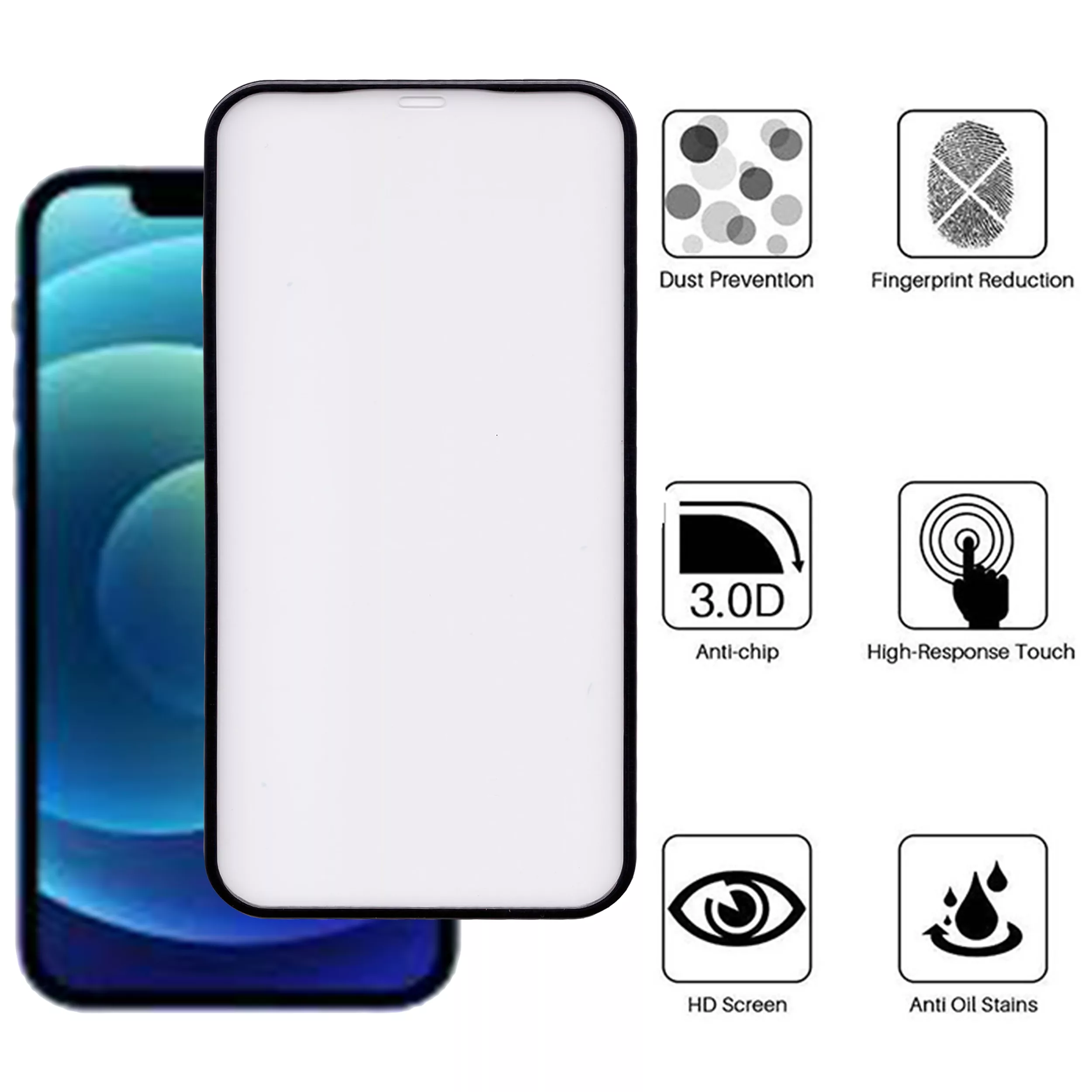 محافظ صفحه نمایش بوف مدل AirBag مناسب برای گوشی موبایل اپل Iphone 12 / Iphone 12 Pro