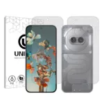 محافظ صفحه نمایش مات یونی پرو مدل Explosion Proof مناسب برای گوشی موبایل ناتینگ Phone 2a به همراه محافظ پشت گوشی