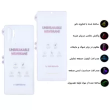 محافظ صفحه نمایش مات بوف مدل Hgm15 مناسب برای گوشی موبایل سامسونگ Galaxy Note 10 Plus به همراه پشت گوشی