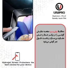 محافظ صفحه نمایش شفاف یونی پرو مدل Explosion Proof مناسب برای گوشی موبایل زد تی ای nubia RedMagic 10 Pro به همراه محافظ پشت گوشی