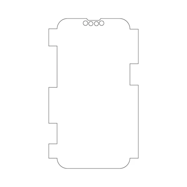 محافظ صفحه نمایش هیدروژل راک اسپیس مدل Camera Cut مناسب برای گوشی موبایل اپل iPhone 13 Mini