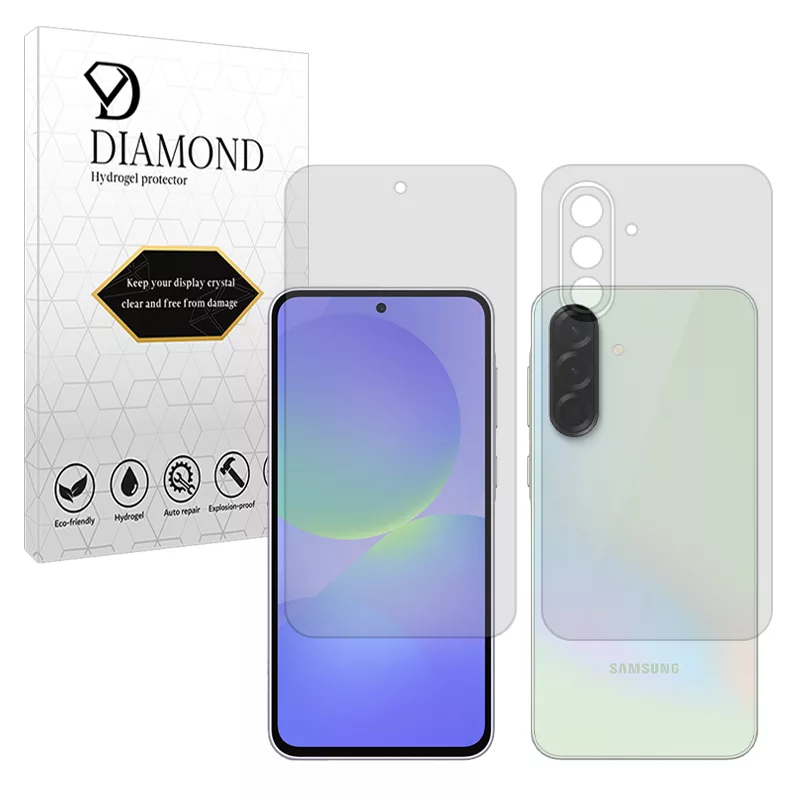 محافظ صفحه نمایش مات دیاموند مدل Tough مناسب برای گوشی موبایل سامسونگ Galaxy A36 به همراه محافظ پشت گوشی محافظ صفحه نمایش مات دیاموند مدل Tough مناسب برای گوشی موبایل سامسونگ Galaxy A36 به همراه محافظ پشت گوشی