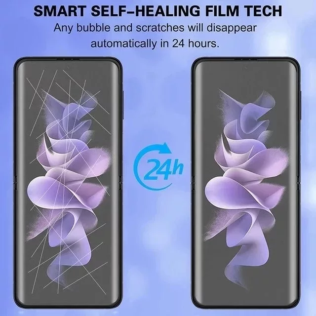 محافظ صفحه نمایش مات بوف مدل Hydrogel-Matte مناسب برای گوشی موبایل سامسونگ Galaxy Z Flip 7 به همراه محافظ پشت گوشی