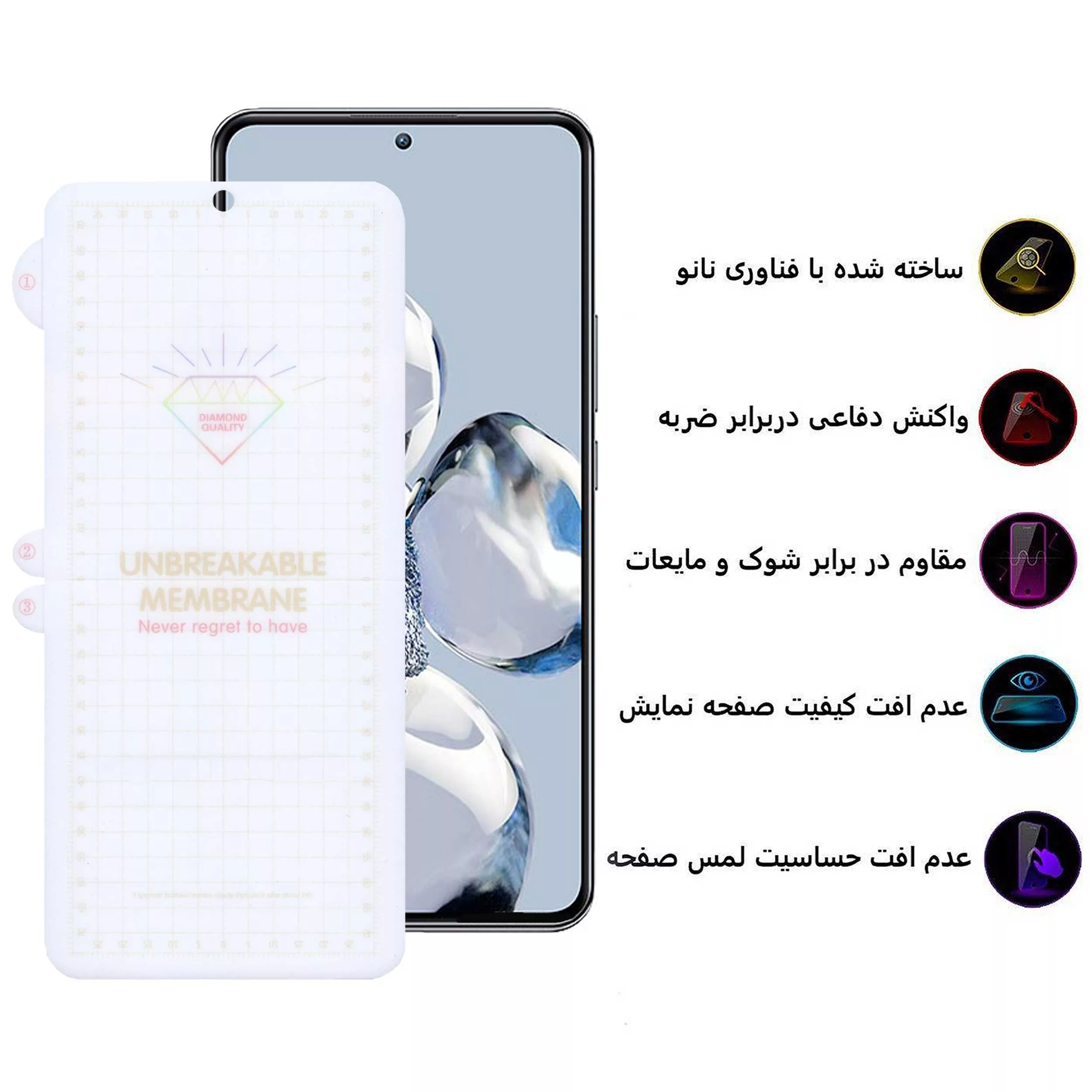 محافظ صفحه نمایش بوف مدل Hydrogel-G مناسب برای گوشی موبایل شیائومی 12T Pro / 12T / Mi 11T Pro / Mi 11T