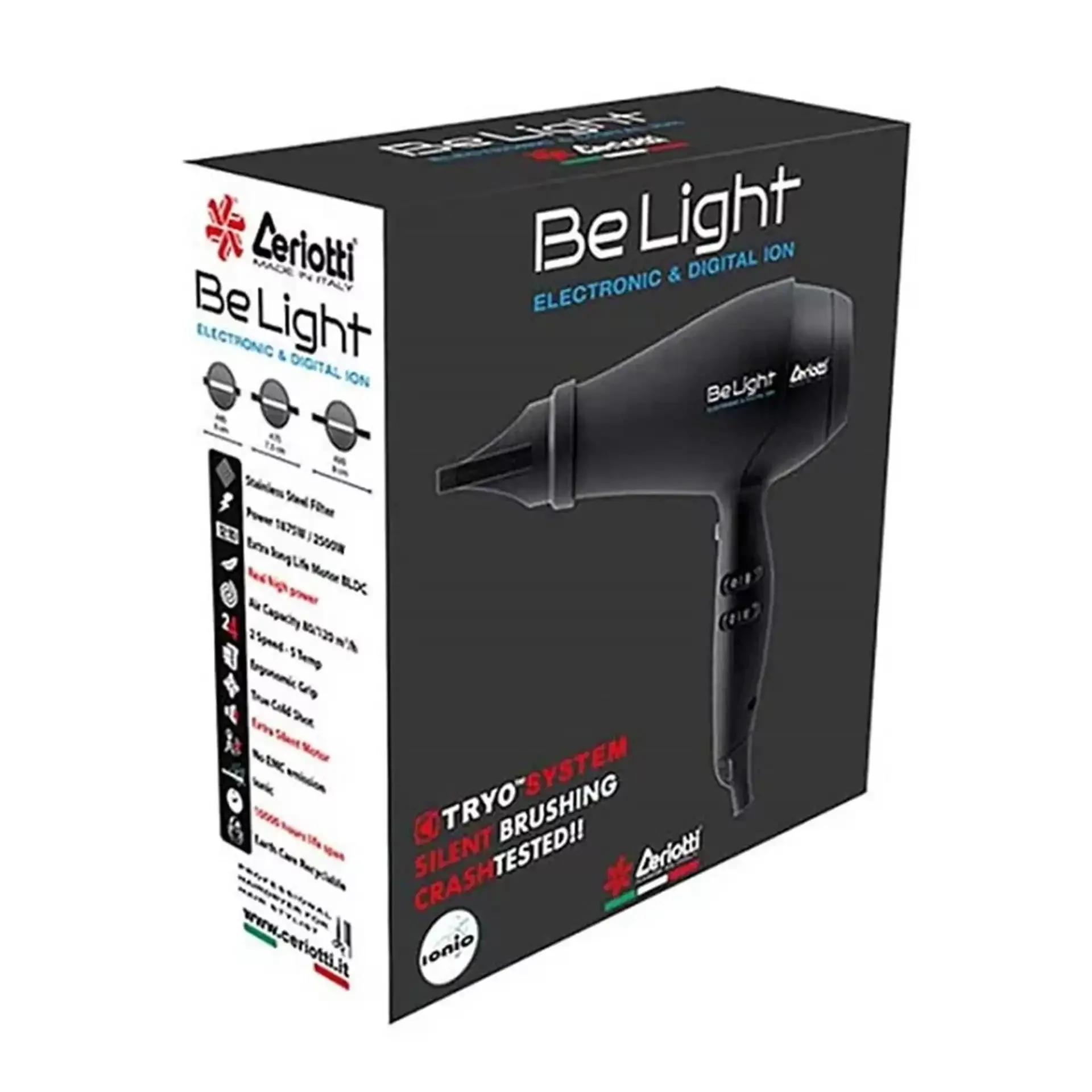 سشوار 2300 وات حرفه ای سریوتی مدل BE LIGHT