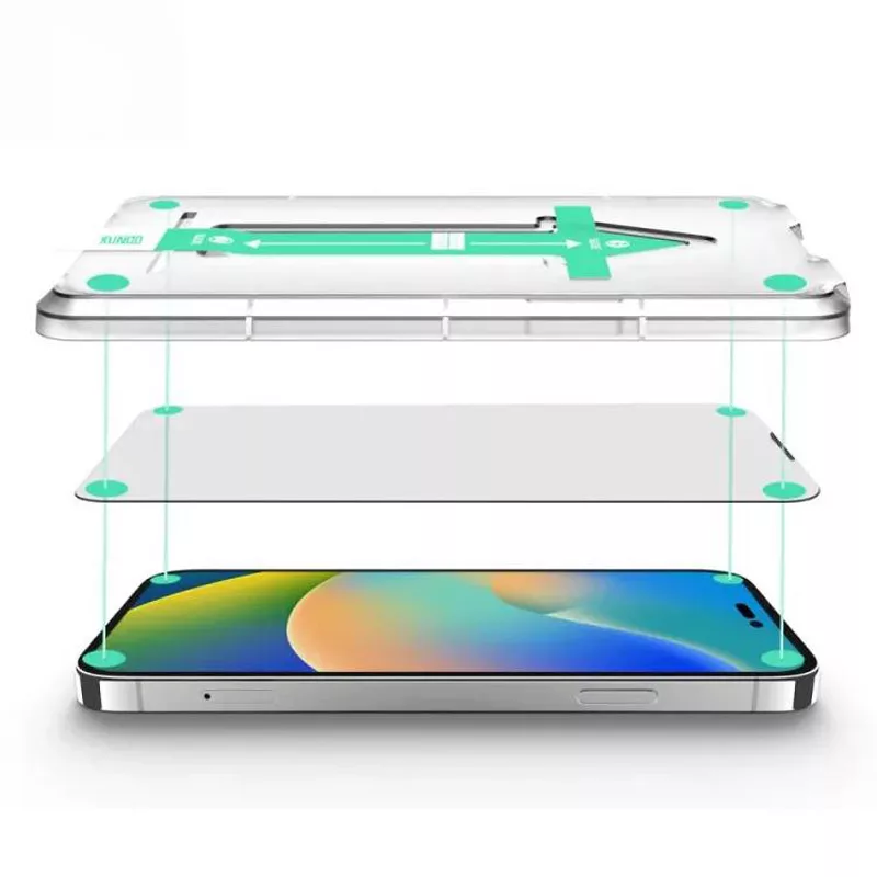 محافظ صفحه نمایش اپیکوی مدل Xundd Axe Easy install مناسب برای گوشی موبایل اپل iPhone 15 Pro