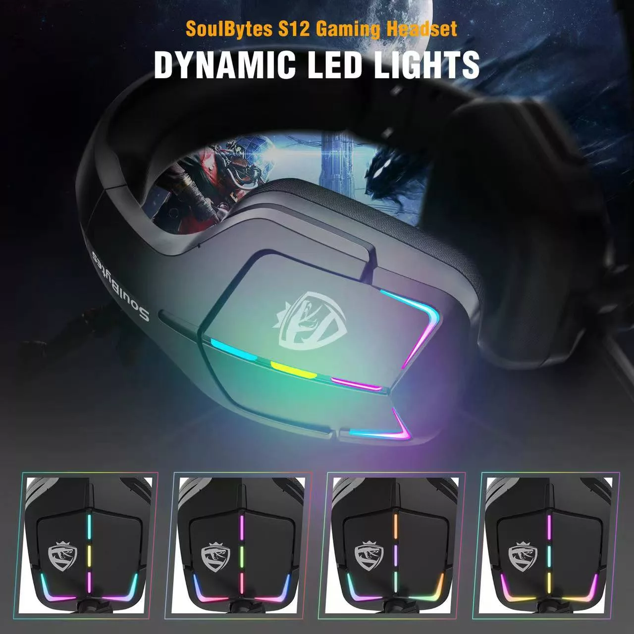 هدست مخصوص بازی سل بایتز مدل RGB-S12