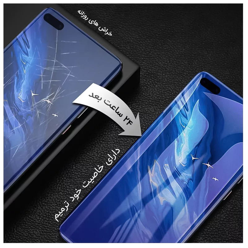 محافظ صفحه نمایش مات راک اسپیس مدل Resistant مناسب برای گوشی موبایل سامسونگ Galaxy S25 Ultra به همراه محافظ پشت گوشی