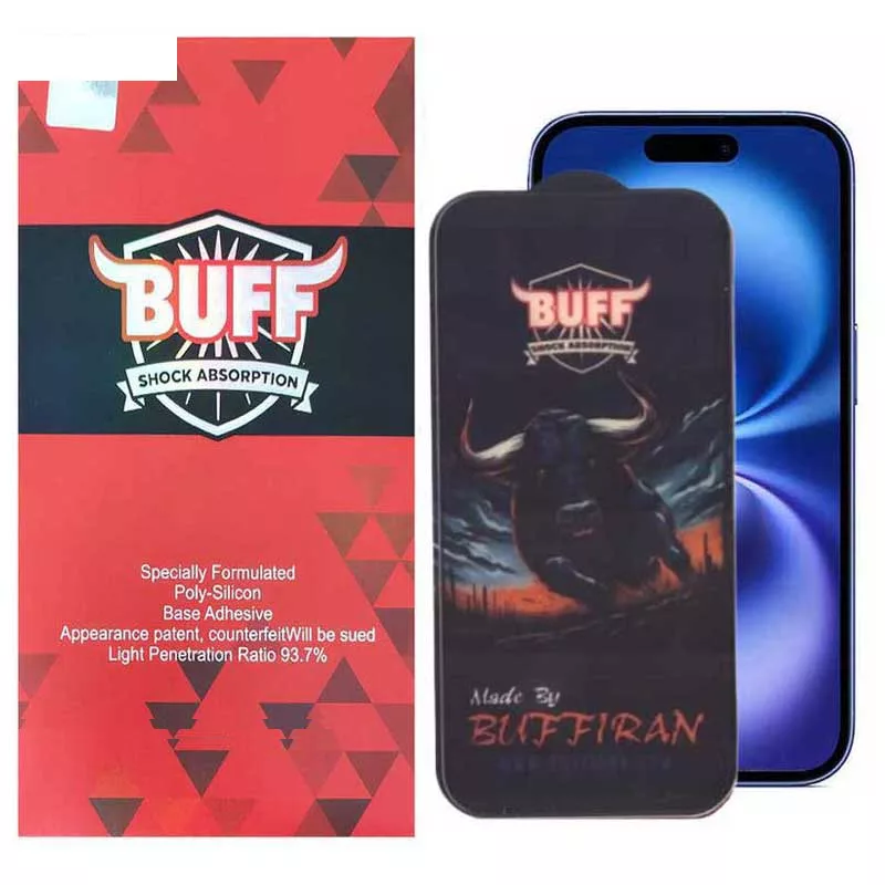 محافظ صفحه نمایش بوف مدل BullRun Crystal Pro مناسب برای گوشی موبایل اپل iPhone 16/ iPhone 15