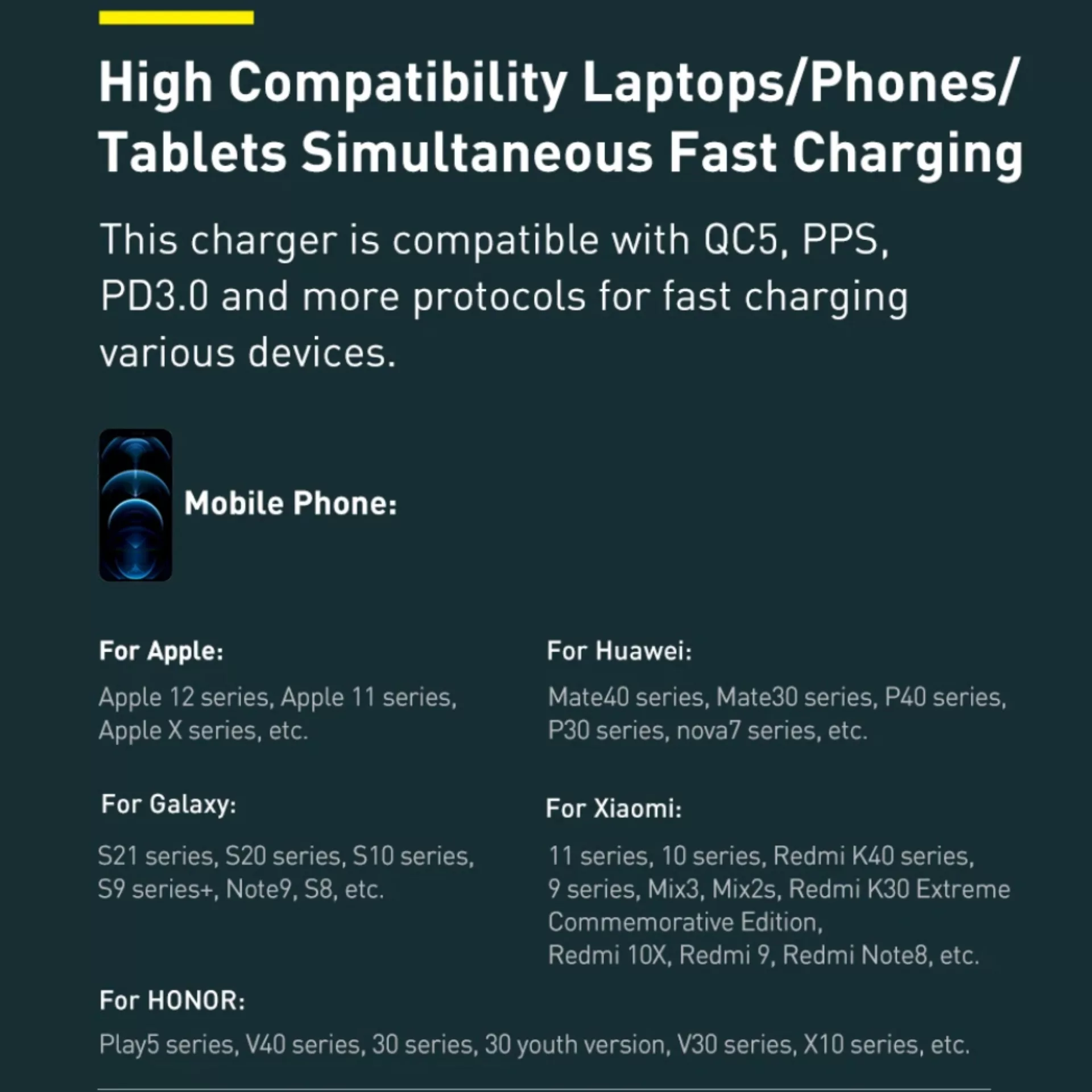 شارژر فندکی باسئوس مدل Multi-port Fast Charge 160W به همراه کابل تبدیل Usb-c