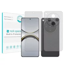 محافظ صفحه نمایش مات راک اسپیس مدل Resistant مناسب برای گوشی موبایل اوپو Find X8 Pro به همراه محافظ پشت گوشی